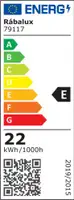 RABALUX LED sijalica E27 A65, 22W, 2450lm, 3000K