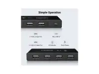 UGREEN US216 Switch box 2in/4out USB 2.0