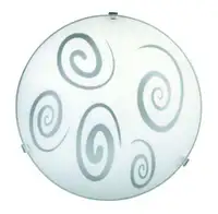 RABALUX Spiral plafonjera D25 E27 60W belo