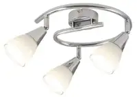 RABALUX Nicolette spot E14 3xMax40W hrom/belo