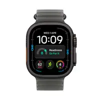 APPLE Watch Ultra 4 Cellular 49mm Black Titanium Case with Translucent Black Ocean Band mjay4se/a