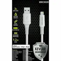 MAX MOBILE D.KABL LIGHTNING-USB MFI Apple KEVLAR QC 1,2m W