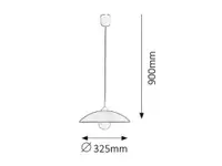 RABALUX Cupola range Visilica D30 fix narandžasta