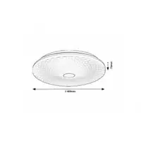 RABALUX Galeti2 plafonjera LED24W D40cm srebrna