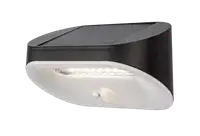 RABALUX Brezno spoljna solarna zidna lampa crna 3,2W