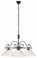 RABALUX Dorothea visilica E27 3x60W m. crno