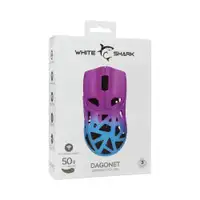 WHITE SHARK WGM 5019 DAGONET, BT/Wireless Mouse Blue/Purple
