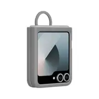 SAMSUNG Galaxy Z Flip6 Silicone Case with Ring Silver EF-PF741-TJE