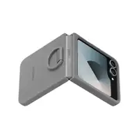 SAMSUNG Galaxy Z Flip6 Silicone Case with Ring Silver EF-PF741-TJE