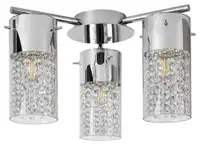 RABALUX Niagara, plafonska kupatilska lampa, E14 / 3x max. 4