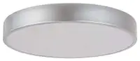 RABALUX Octav2, unutrašnja plafonjera, srebrna metal lamp sa belim plasticnim abažurom, 24W, sa abažurom: 1200lm, bez abažura: 2400lm, 4000K, D40cm, H5cm, zvezdani efekat, IP20, staklo