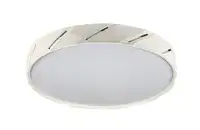 RABALUX Nesira LED plafonjera mat bela 27W 1250lm-2880lm, 3000K, D39cm, IP20