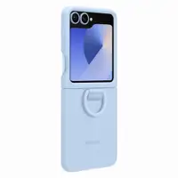 SAMSUNG Galaxy Z Flip6 Silicone Case with Ring Blue EF-PF741-TLE