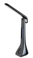 RABALUX Amato, stona LED lampa crna, dimabilna, LCD displey, sat, datum, alarm, temperatura, 7W, 4000K, visina 44cm