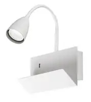 RABALUX Tacito zidna lampa GU10 1x25W bela