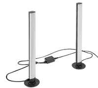 RABALUX Paco, set 2 podne lampe samo RGB svetlo, 5W, visina 38cm, daljinski, dimabilna, IP20, kabal 200cm