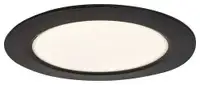 RABALUX Shaun2 plafonjera 12W 4000K crna okrugla