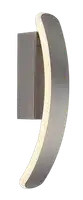 RABALUX Jarnelle, zidna brušeni hrom LED 12W, 800lm, 3000K, 29cm, Designed by Rabalux