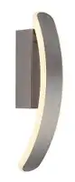 RABALUX Jarnelle, zidna brušeni hrom LED 12W, 800lm, 3000K, 29cm, Designed by Rabalux