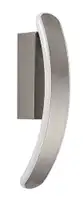 RABALUX Jarnelle, zidna brušeni hrom LED 12W, 800lm, 3000K, 29cm, Designed by Rabalux