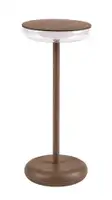 RABALUX Konin, LED spoljna stona punjiva lampa, metal, karamel boja, 6W, 60lm (bez dif. 160lm), 3000K45°C, IP44