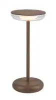 RABALUX Konin, LED spoljna stona punjiva lampa, metal, karamel boja, 6W, 60lm (bez dif. 160lm), 3000K45°C, IP44
