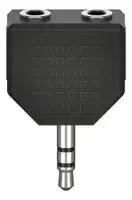 Hama audio adapter, 3.5mm muski na 2x3,5mm zenski
