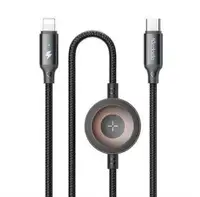 MCDODO CA-5680 kabl Lightning 2u1, 1.5m, 36W, sa mag. punjenjem za iPhone watch