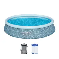 BESTWAY bazen na naduvavanje 396 x 84 cm sa filter pumpom