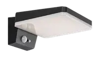 RABALUX Lasset, solarna zidna, aluminium crna, LED 4,4W, 200lm (bez dif. 600lm), 4000K