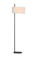 RABALUX Narmin, stona crna/bež tekstil, 1xE27, visina 152cm