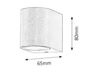 RABALUX Chile spoljna zidna lampa GU10 35W IP44 2