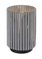 RABALUX Revan, stona tekstil siva, E27, visina 23cm