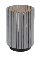RABALUX Revan, stona tekstil siva, E27, visina 23cm