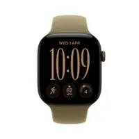 APPLE Watch S12 Cellular 46mm Dark Bronze Aluminium Case with Olive Sport Band - M/L mjge4wf/a