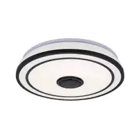RABALUX Nikolaus, plafonska lampa, crna 24W, 1600lm-2400lm, 3000-6500K IP20