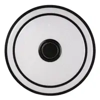 RABALUX Nikolaus, plafonska lampa, crna 24W, 1600lm-2400lm, 3000-6500K IP20