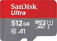 SanDisk SDXC 512GB Ultra Mic.150MB/s A1Class10 UHS-I +Adap SDSQUAC-512G-GN6MA