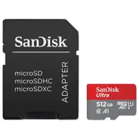 SanDisk SDXC 512GB Ultra Mic.150MB/s A1Class10 UHS-I +Adap SDSQUAC-512G-GN6MA