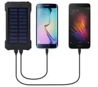 GEMBIRD Power bank Solar 12000mAh Black HRD-T12
