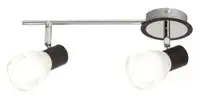 RABALUX Ati spot E14 2x max40W crno/hrom