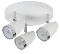 RABALUX Karen spot LED 3x4W belo/hrom