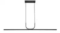 RABALUX Elia, LED visilica mat crna aluminium, 25W, 2000lm, 3000K, š120cm, v130cm