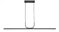 RABALUX Elia, LED visilica mat crna aluminium, 25W, 2000lm, 3000K, š120cm, v130cm