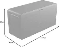 KETER Samoa ratan box 270l  kapucino