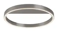 RABALUX Thrac, plafonska brušeni aluminium, LED 20W, 1350lm, 4000K, precnik 40cm