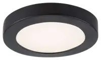 RABALUX Coco, nadgradni LED kupatilski IP44 4000K, 85mm crna