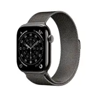 APPLE Watch S11 Cellular 42mm Slate Titanium Case with Slate Milanese Loop mf8u4rk/a