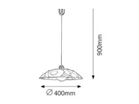 RABALUX Jolly Visilica D40 E27 60W hrom