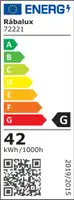 RABALUX Thric, visilica zlatna/crna LED 42W, 3500lm, 3000K, precnik 60cm
